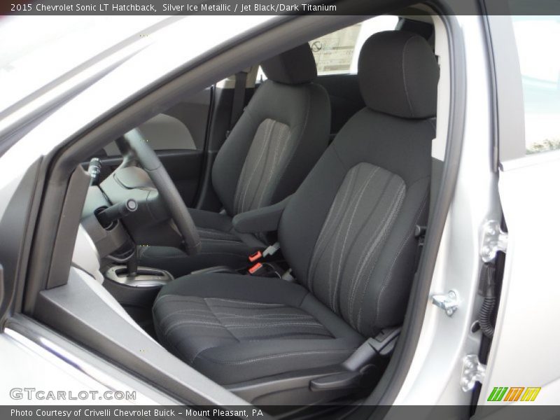 Silver Ice Metallic / Jet Black/Dark Titanium 2015 Chevrolet Sonic LT Hatchback