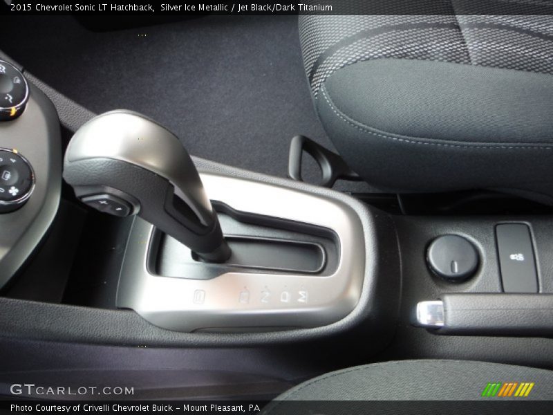 Silver Ice Metallic / Jet Black/Dark Titanium 2015 Chevrolet Sonic LT Hatchback
