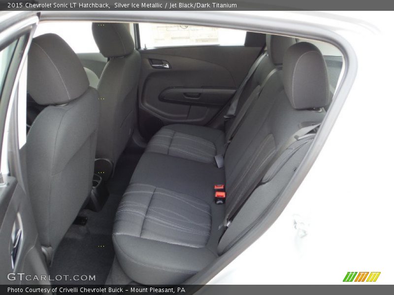 Silver Ice Metallic / Jet Black/Dark Titanium 2015 Chevrolet Sonic LT Hatchback