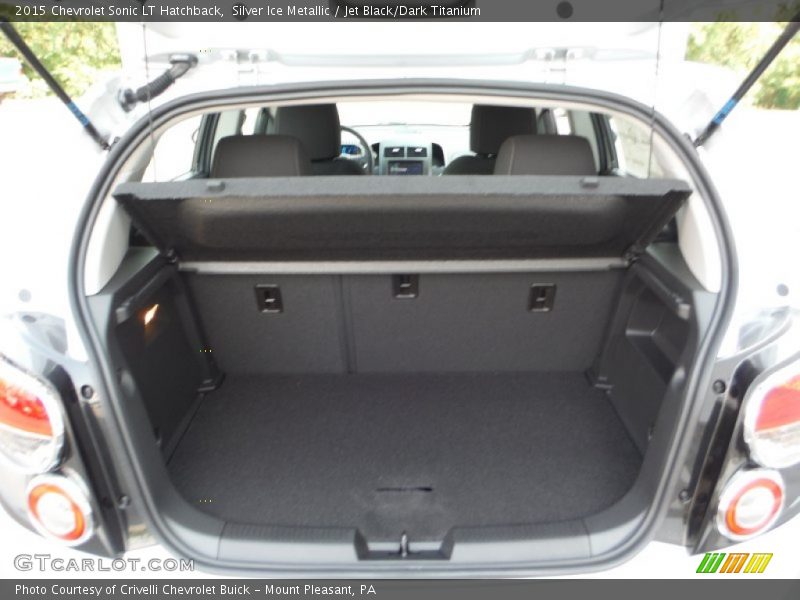 Silver Ice Metallic / Jet Black/Dark Titanium 2015 Chevrolet Sonic LT Hatchback