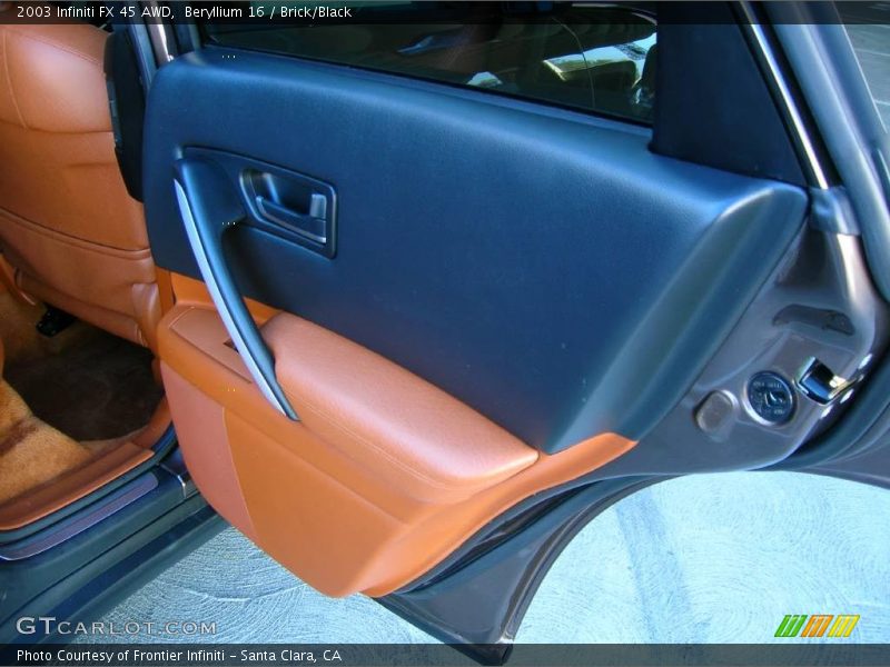 Beryllium 16 / Brick/Black 2003 Infiniti FX 45 AWD