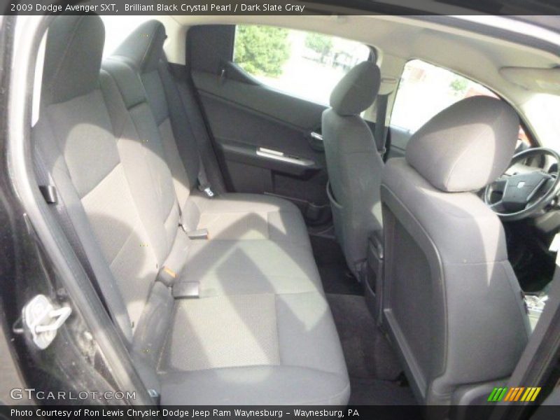 Brilliant Black Crystal Pearl / Dark Slate Gray 2009 Dodge Avenger SXT