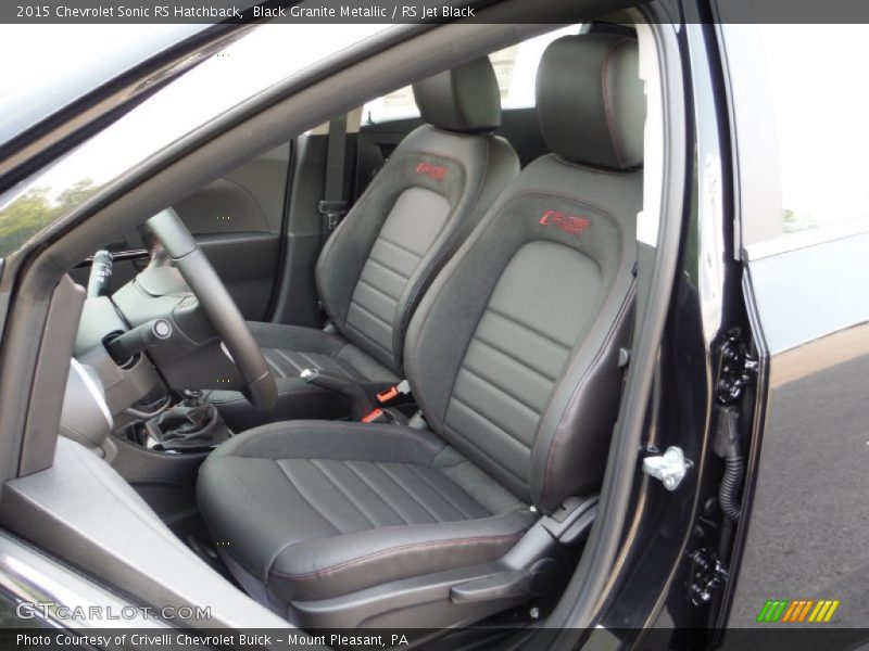 Black Granite Metallic / RS Jet Black 2015 Chevrolet Sonic RS Hatchback