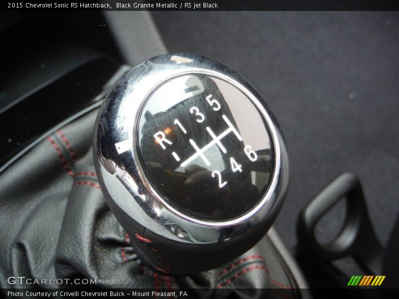 Black Granite Metallic / RS Jet Black 2015 Chevrolet Sonic RS Hatchback