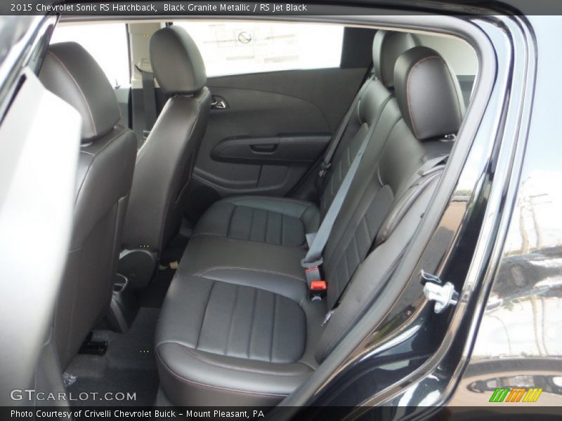 Black Granite Metallic / RS Jet Black 2015 Chevrolet Sonic RS Hatchback