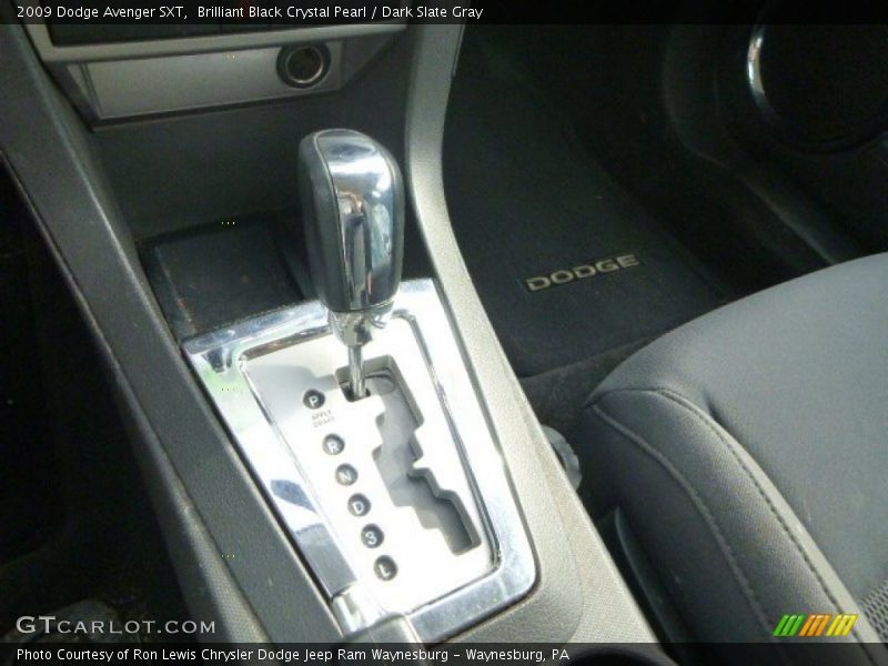Brilliant Black Crystal Pearl / Dark Slate Gray 2009 Dodge Avenger SXT