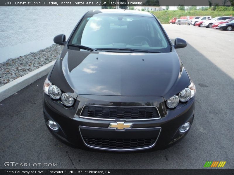 Mocha Bronze Metallic / Jet Black/Dark Titanium 2015 Chevrolet Sonic LT Sedan