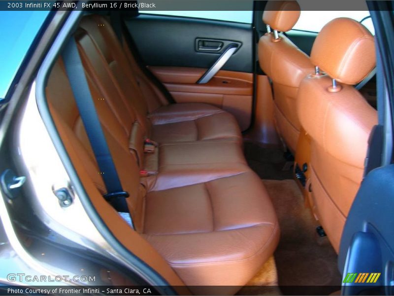 Beryllium 16 / Brick/Black 2003 Infiniti FX 45 AWD