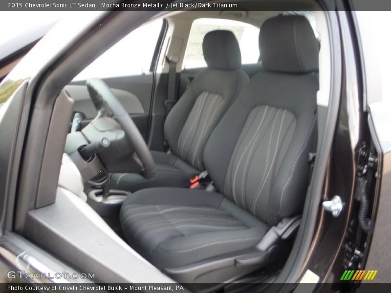 Mocha Bronze Metallic / Jet Black/Dark Titanium 2015 Chevrolet Sonic LT Sedan