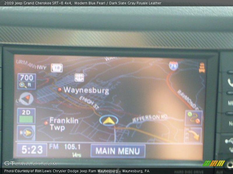 Navigation of 2009 Grand Cherokee SRT-8 4x4