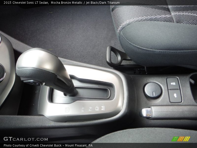 Mocha Bronze Metallic / Jet Black/Dark Titanium 2015 Chevrolet Sonic LT Sedan