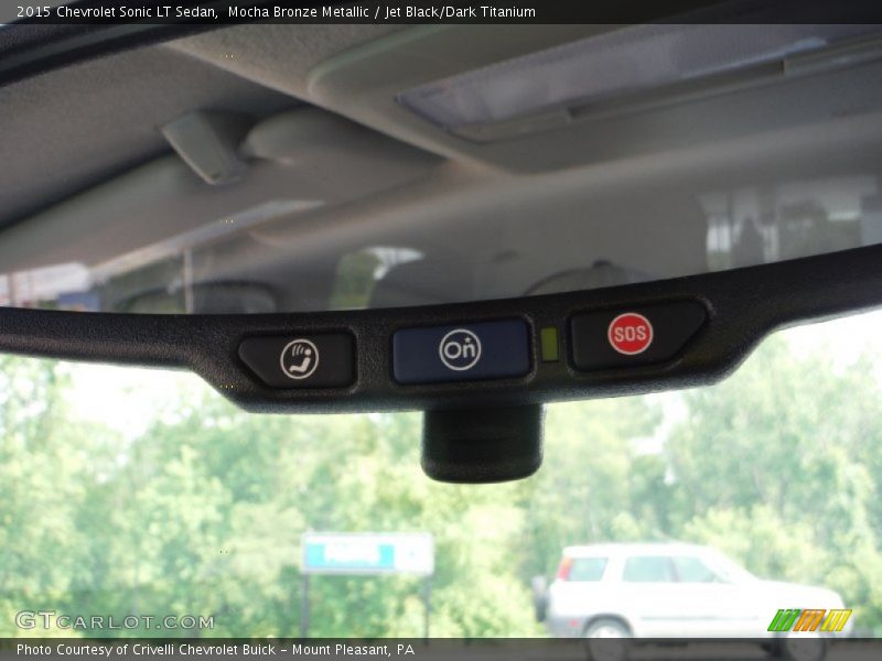 Mocha Bronze Metallic / Jet Black/Dark Titanium 2015 Chevrolet Sonic LT Sedan