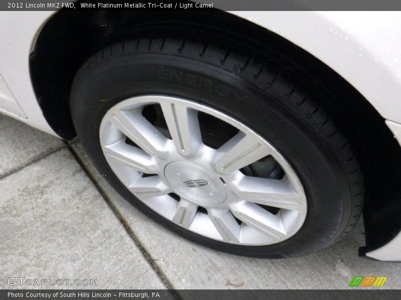 White Platinum Metallic Tri-Coat / Light Camel 2012 Lincoln MKZ FWD