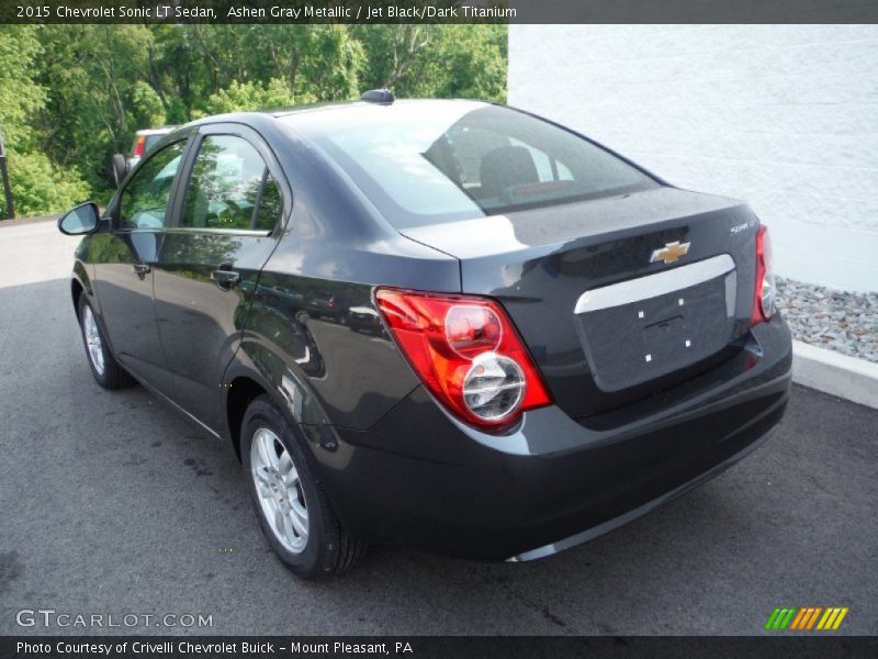 Ashen Gray Metallic / Jet Black/Dark Titanium 2015 Chevrolet Sonic LT Sedan