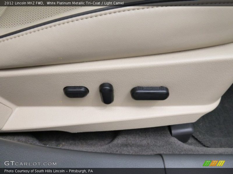 White Platinum Metallic Tri-Coat / Light Camel 2012 Lincoln MKZ FWD