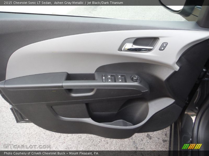 Ashen Gray Metallic / Jet Black/Dark Titanium 2015 Chevrolet Sonic LT Sedan