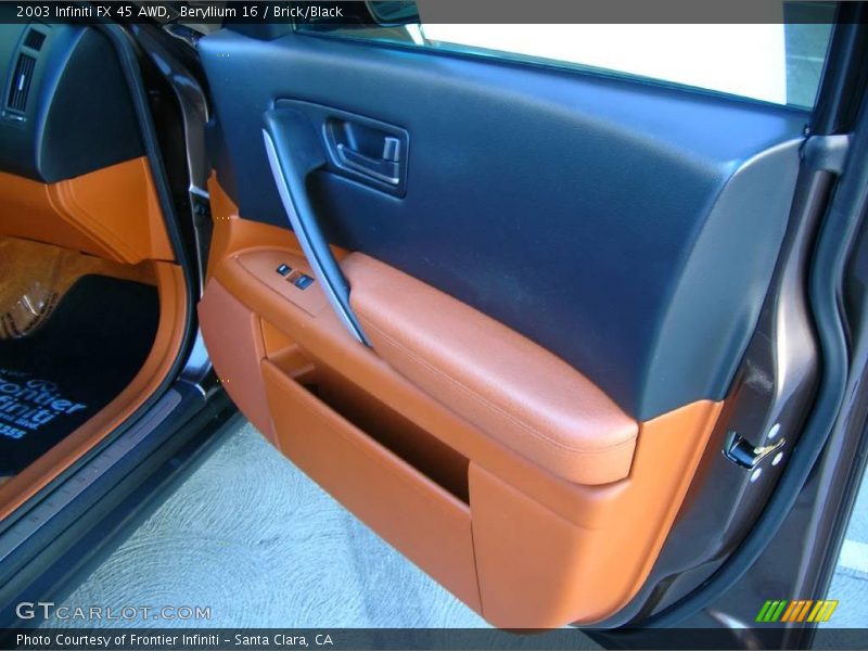 Beryllium 16 / Brick/Black 2003 Infiniti FX 45 AWD