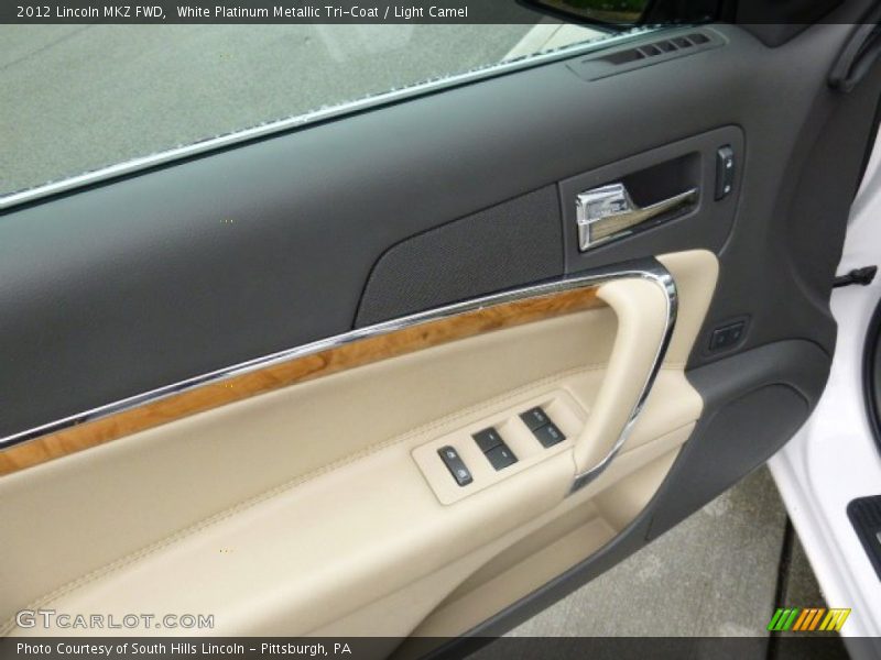 White Platinum Metallic Tri-Coat / Light Camel 2012 Lincoln MKZ FWD