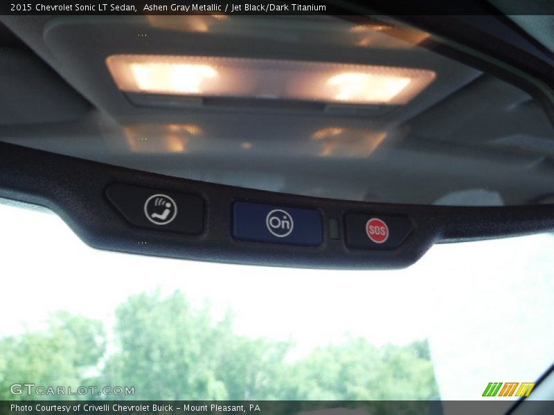 Ashen Gray Metallic / Jet Black/Dark Titanium 2015 Chevrolet Sonic LT Sedan