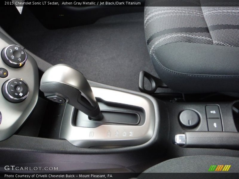 Ashen Gray Metallic / Jet Black/Dark Titanium 2015 Chevrolet Sonic LT Sedan
