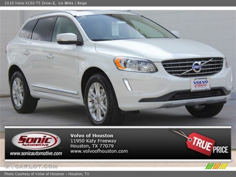 Ice White / Beige 2016 Volvo XC60 T5 Drive-E