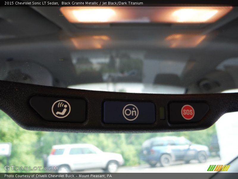 Black Granite Metallic / Jet Black/Dark Titanium 2015 Chevrolet Sonic LT Sedan