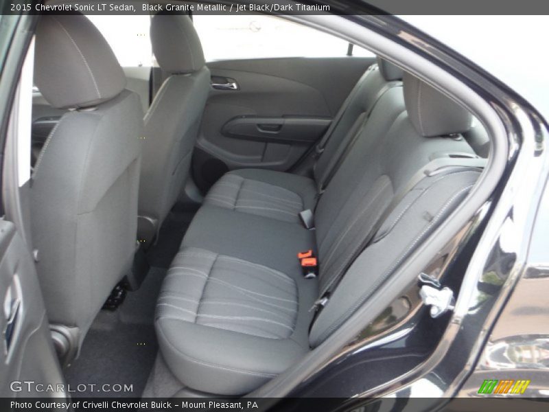 Black Granite Metallic / Jet Black/Dark Titanium 2015 Chevrolet Sonic LT Sedan
