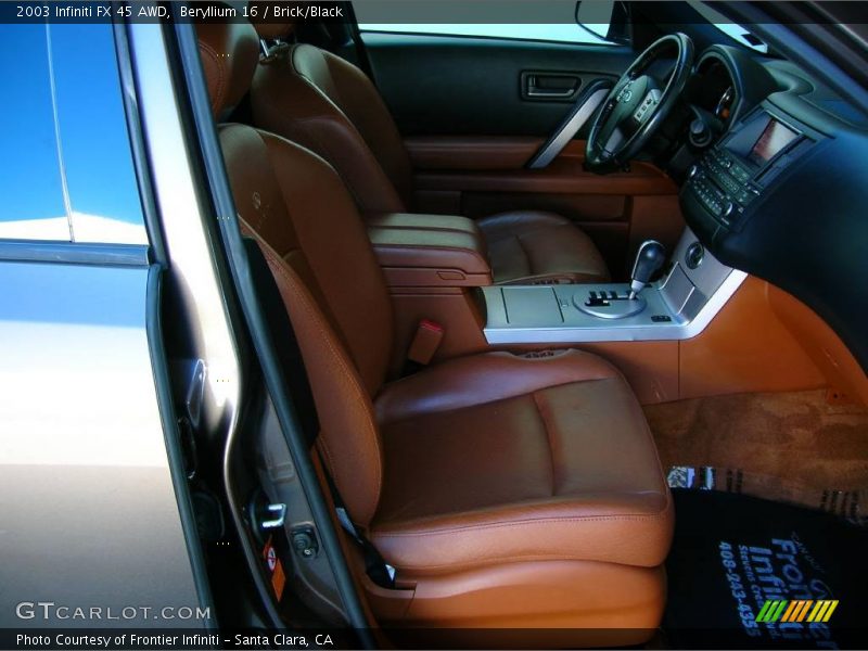 Beryllium 16 / Brick/Black 2003 Infiniti FX 45 AWD
