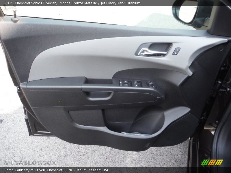 Mocha Bronze Metallic / Jet Black/Dark Titanium 2015 Chevrolet Sonic LT Sedan