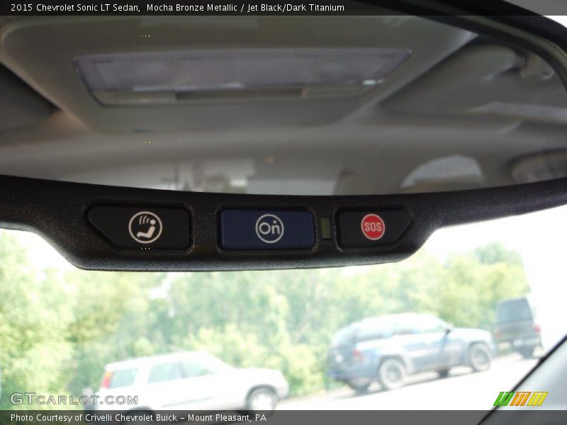 Mocha Bronze Metallic / Jet Black/Dark Titanium 2015 Chevrolet Sonic LT Sedan