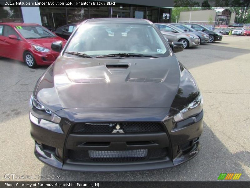 Phantom Black / Black 2013 Mitsubishi Lancer Evolution GSR