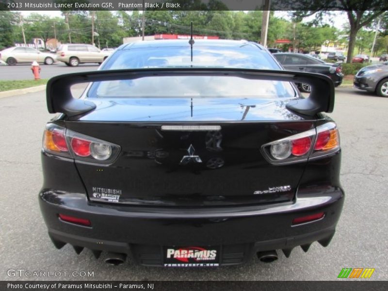 Phantom Black / Black 2013 Mitsubishi Lancer Evolution GSR