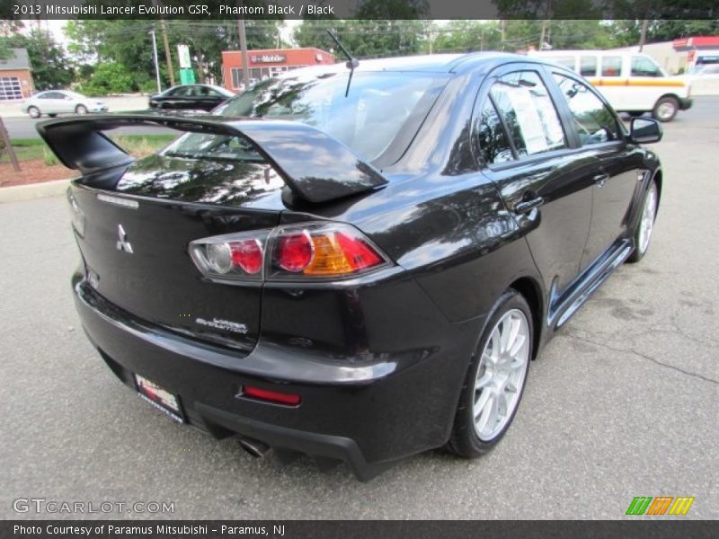 Phantom Black / Black 2013 Mitsubishi Lancer Evolution GSR