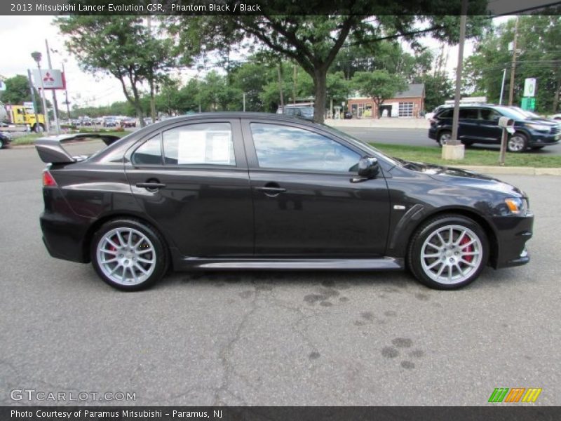 Phantom Black / Black 2013 Mitsubishi Lancer Evolution GSR