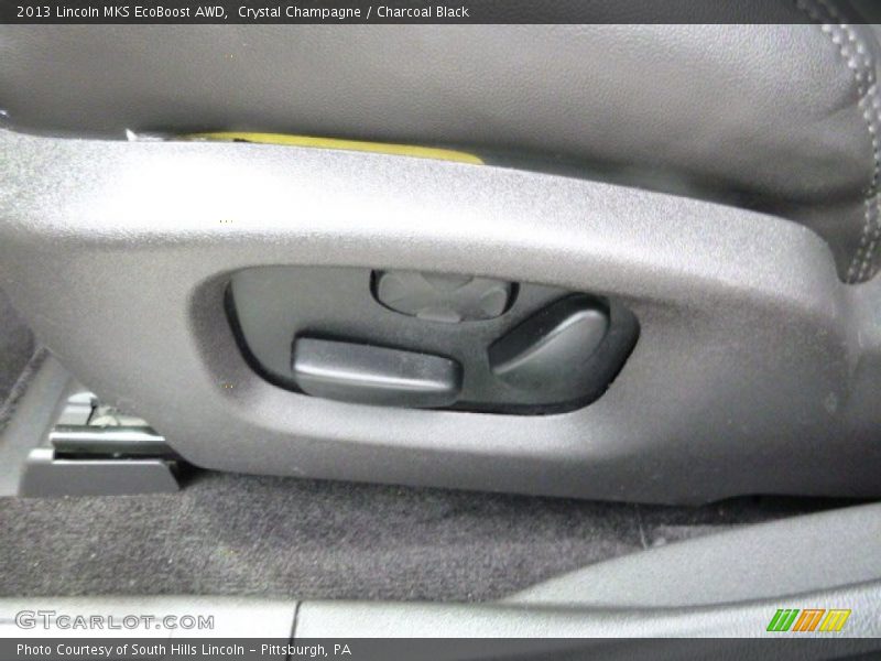 Crystal Champagne / Charcoal Black 2013 Lincoln MKS EcoBoost AWD
