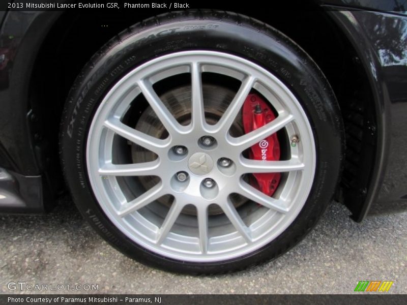 Phantom Black / Black 2013 Mitsubishi Lancer Evolution GSR