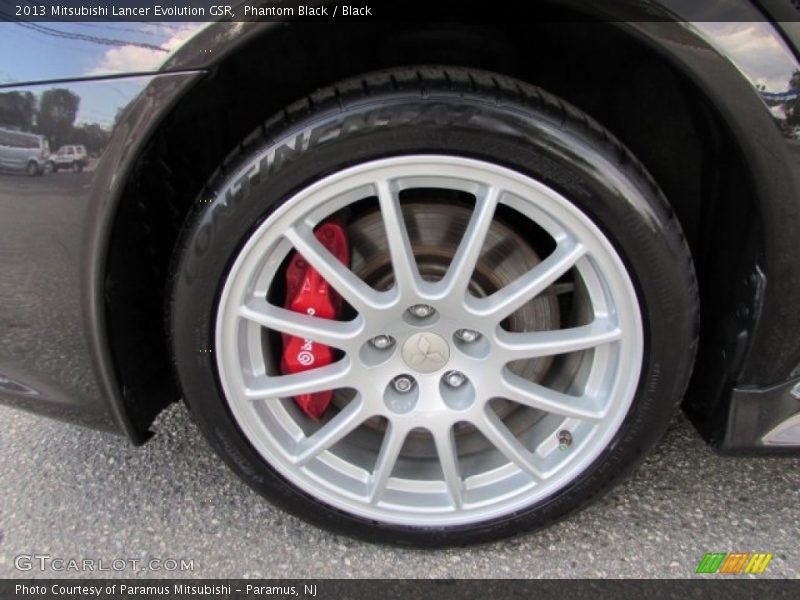 Phantom Black / Black 2013 Mitsubishi Lancer Evolution GSR