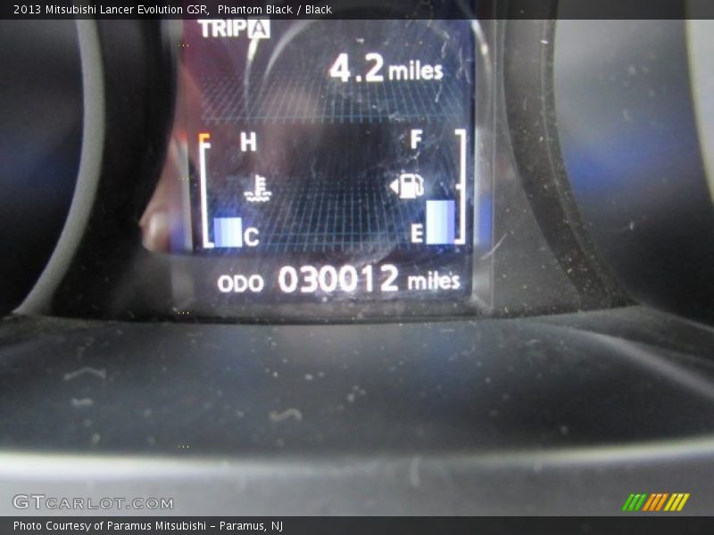 Phantom Black / Black 2013 Mitsubishi Lancer Evolution GSR