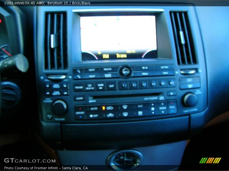Beryllium 16 / Brick/Black 2003 Infiniti FX 45 AWD