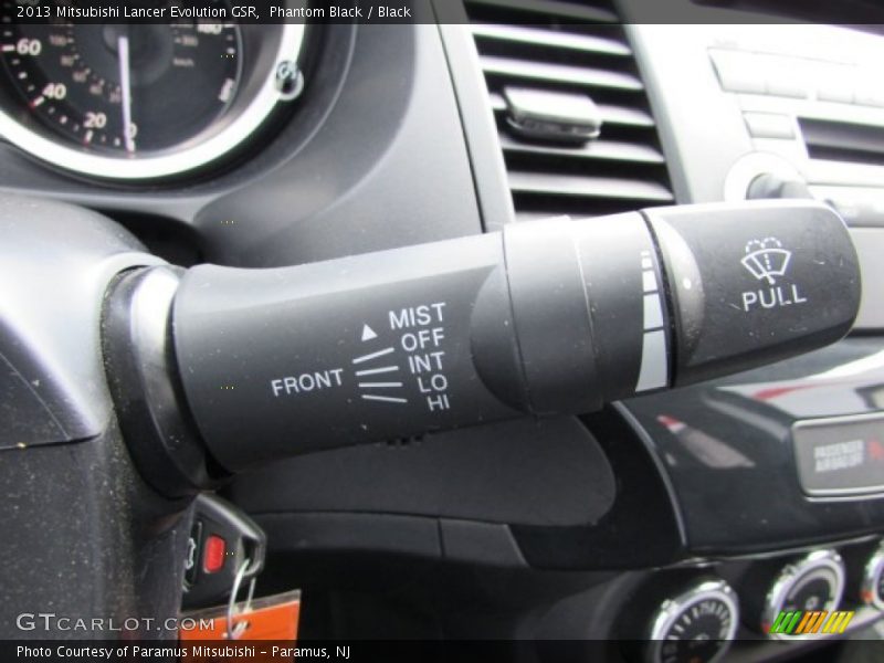 Phantom Black / Black 2013 Mitsubishi Lancer Evolution GSR