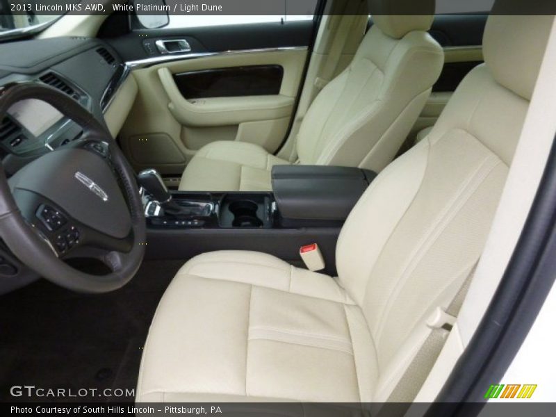 White Platinum / Light Dune 2013 Lincoln MKS AWD