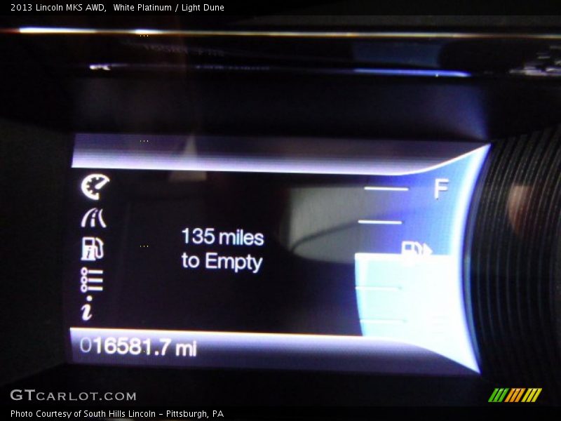 White Platinum / Light Dune 2013 Lincoln MKS AWD