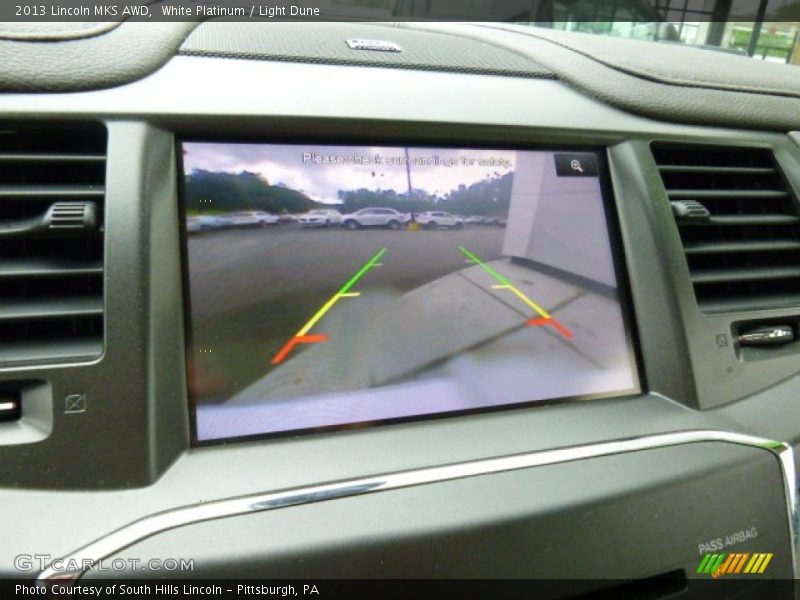 White Platinum / Light Dune 2013 Lincoln MKS AWD