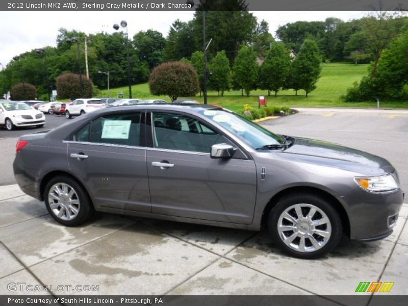 Sterling Gray Metallic / Dark Charcoal 2012 Lincoln MKZ AWD