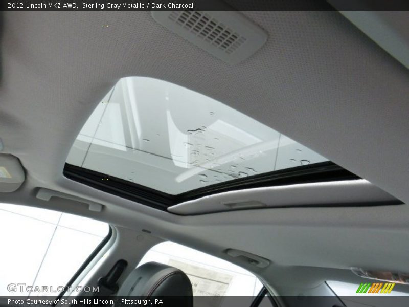 Sterling Gray Metallic / Dark Charcoal 2012 Lincoln MKZ AWD