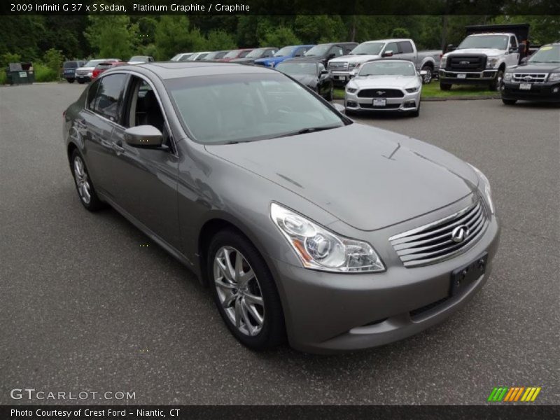 Platinum Graphite / Graphite 2009 Infiniti G 37 x S Sedan