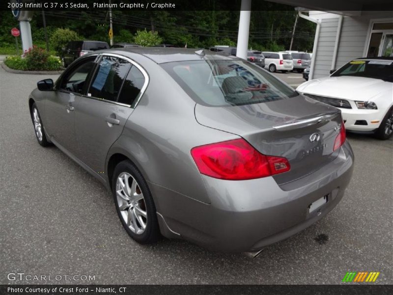 Platinum Graphite / Graphite 2009 Infiniti G 37 x S Sedan