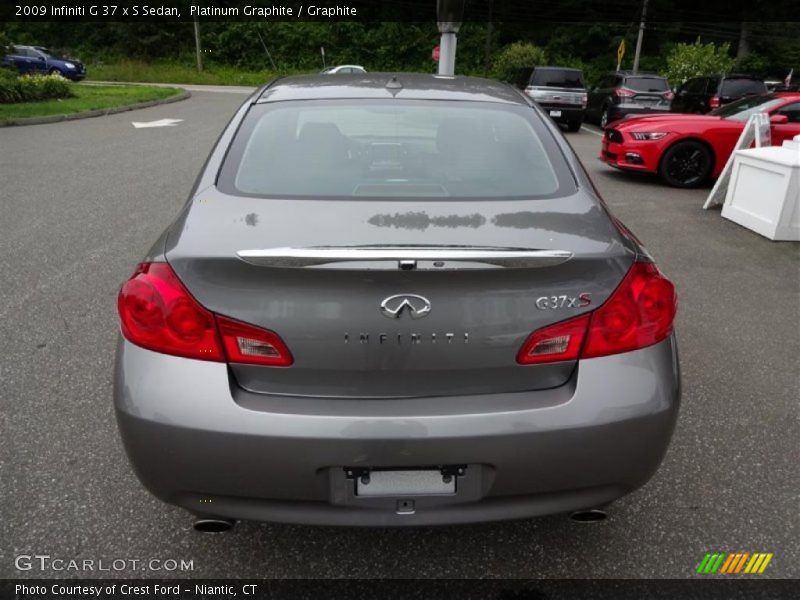 Platinum Graphite / Graphite 2009 Infiniti G 37 x S Sedan