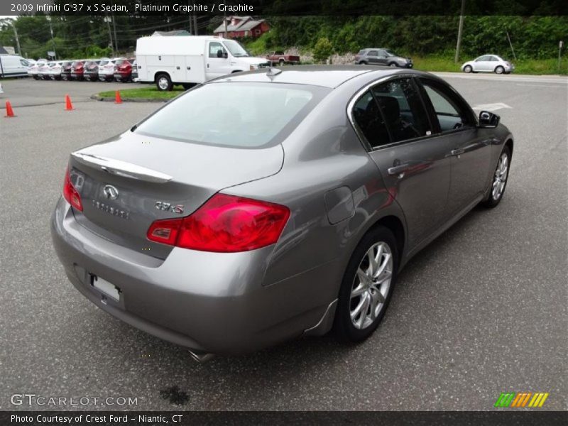 Platinum Graphite / Graphite 2009 Infiniti G 37 x S Sedan