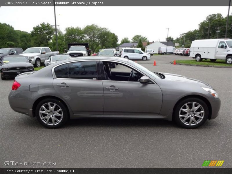 Platinum Graphite / Graphite 2009 Infiniti G 37 x S Sedan